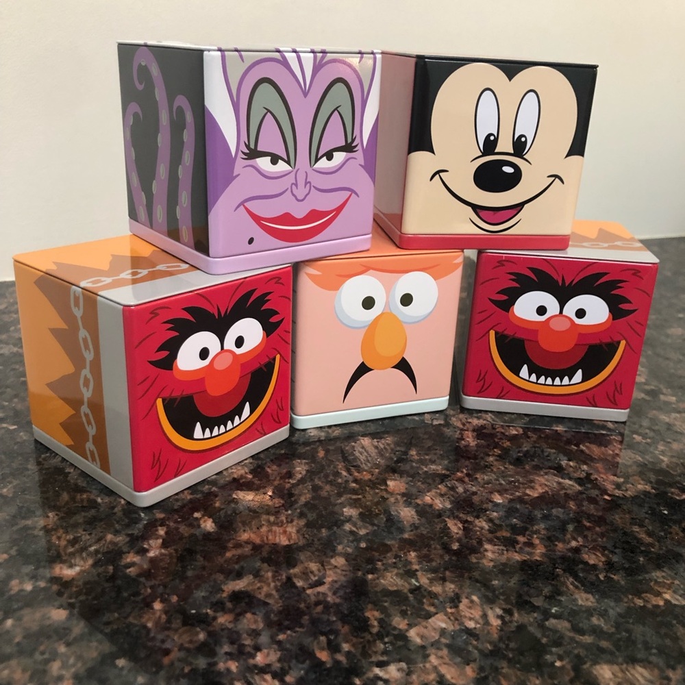 Disney Metal Tin Box Bundle From Cubeez